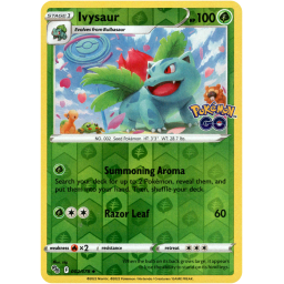 Pokemon Go - 002/078 - Ivysaur - Reverse Holo