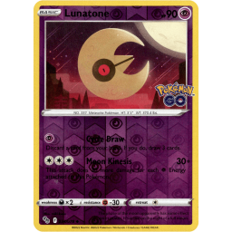 Pokemon Go - 034/078 - Lunatone - Reverse Holo
