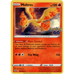 Pokemon Go - 012/078 - Moltres - Holo Rare