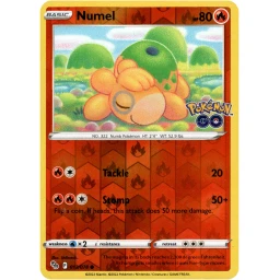 Pokemon Go - 013/078 - Numel - Reverse Holo