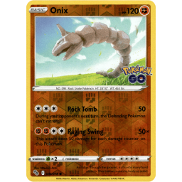 Pokemon Go - 036/078 - Onix - Reverse Holo