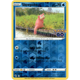 Pokemon Go - 019/078 - Slowpoke - Reverse Holo