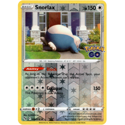 Pokemon Go - 055/078 - Snorlax - Reverse Holo