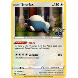 Pokemon Go - 055/078 - Snorlax - Holo Rare
