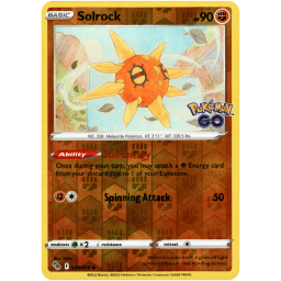 Pokemon Go - 039/078 - Solrock - Reverse Holo
