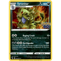 Pokemon Go - 043/078 - Tyranitar - Holo Rare