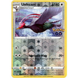Pokemon Go - 063/078 - Unfezant - Reverse Holo