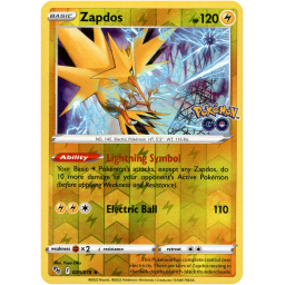 Pokemon Go - 029/078 - Zapdos - Reverse Holo