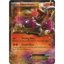 Breakthrough - 021/162 - Houndoom EX (damaged)