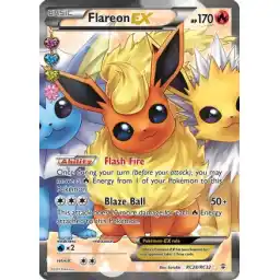 Generations - RC28/RC32 - Flareon EX (Lightly Played)