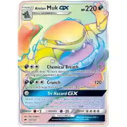 Burning Shadows - 157/147 - Alolan Muk GX