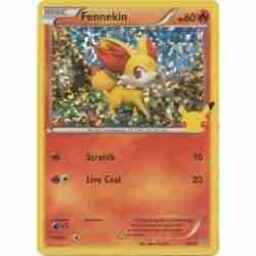 McDonald's 25th Anniversary - 14/25 - Fennekin - Holo (Lightly Played)