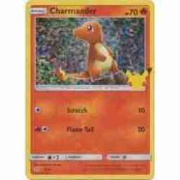 McDonald's 25th Anniversary - 09/25 - Charmander - Holo