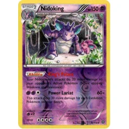 Steam Siege - 045/114 - Nidoking - Reverse Holo