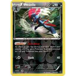 Steam Siege - 061/114 - Weavile - Reverse Holo