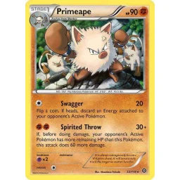 Steam Siege - 053/114 - Primeape - Rare
