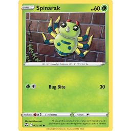 Silver Tempest - 003/195 - Spinarak - Reverse Holo