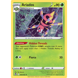 Silver Tempest - 004/195 - Ariados - Holo Rare