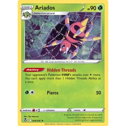 Silver Tempest - 004/195 - Ariados - Reverse Holo