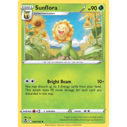 Silver Tempest - 006/195 - Sunflora - Reverse Holo