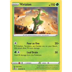 Silver Tempest - 014/195 - Virizion - Rare
