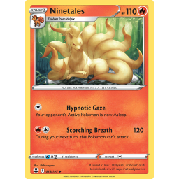 Silver Tempest - 018/195 - Ninetales