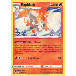 Silver Tempest - 022/195 - Rapidash - Holo Rare