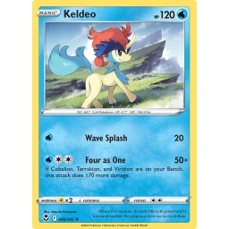 Silver Tempest - 046/195 - Keldeo - Reverse Holo