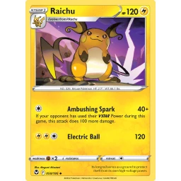 Silver Tempest - 050/195 - Raichu - Reverse Holo