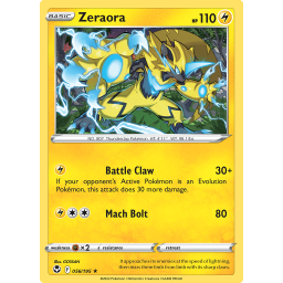 Silver Tempest - 056/195 - Zeraora - Rare