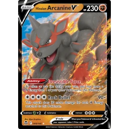 Silver Tempest - 090/195 - Hisuian Arcanine V