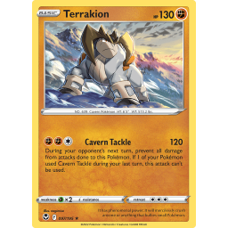 Silver Tempest - 097/195 - Terrakion - Holo Rare