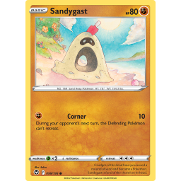Silver Tempest - 099/195 - Sandygast - Reverse Holo