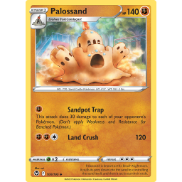 Silver Tempest - 100/195 - Palossand - Reverse Holo