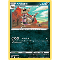 Silver Tempest - 112/195 - Krokorok - Reverse Holo