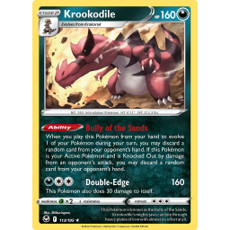 Silver Tempest - 113/195 - Krookodile - Holo Rare