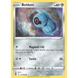 Silver Tempest - 117/195 - Beldum - Reverse Holo