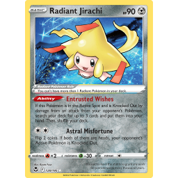 Silver Tempest - 120/195 - Radiant Jirachi