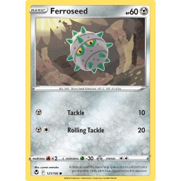 Silver Tempest - 121/195 - Ferroseed - Reverse Holo