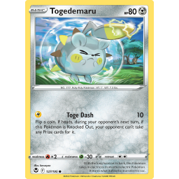 Silver Tempest - 127/195 - Togedemaru - Reverse Holo