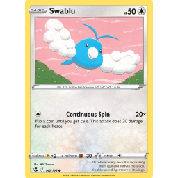 Silver Tempest - 142/195 - Swablu - Reverse Holo