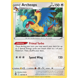 Silver Tempest - 147/195 - Archeops - Holo Rare