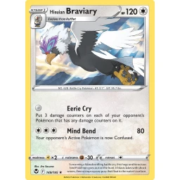 Silver Tempest - 149/195 - Hisuian Braviary - Reverse Holo