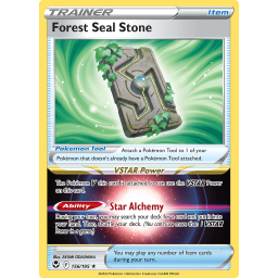 Silver Tempest - 156/195 - Forest Seal Stone - Holo Rare