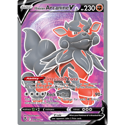 Silver Tempest - 179/195 - Hisuian Arcanine V