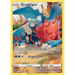 Silver Tempest - TG09/TG30 - Druddigon (Lightly Played)