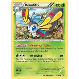 Roaring Skies - 005/108 - Beautifly - Holo Rare
