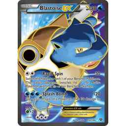 XY - 142/146 - Blastoise EX (Moderately Played)