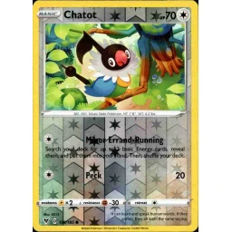 Vivid Voltage - 139/185 - Chatot - Reverse Holo