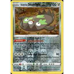 Vivid Voltage - 125/185 - Galarian Stunfisk - Reverse Holo